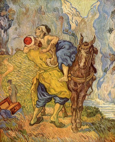 Der barmherzige Samariter (nach Delacroix) von Vincent van Gogh